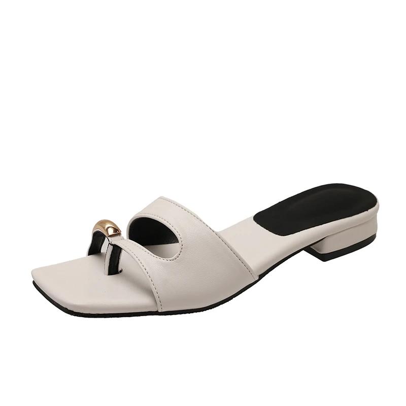 Fashion Red Women's Slippers 2025 Summer New Fashion Platform Roman Sandals Women Casual Beach Outdoor Slippers Women Flip Flops