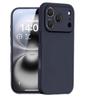 Fine hole liquid silicone is suitable for Apple 17PROMAX integrated button mobile phone case iPhone16 solid color protective case.