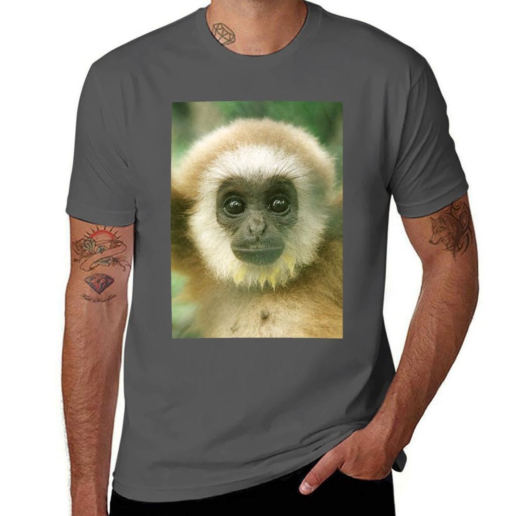 Baby Whitehanded Gibbon Tshirt T Shirts Designer T Shirt Unisex Plain Tshirt