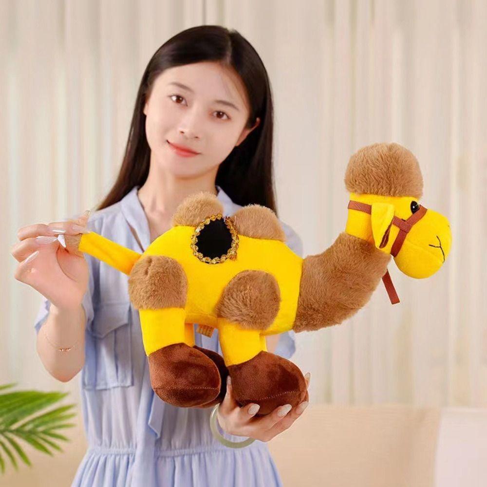 Plush Desert Animal Soft Plush Stuffed Toy Camel Cartoon Camel Shaped Doll  Colleagues Gift