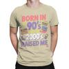 Born In The 80s Raised In The 90s TShirt Summer 100 Cotton TShirts For Unisex Fashion Custom Diy Tshirt ShortSleeve Y2k Tees