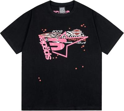 Överdimensionerade Grafiska T-shirts för Kvinnor Män Y2K Rap Streetwear Harajuku T-shirts Toppar 90-tal Vintage Baggy Skjortor Unisex