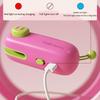 Mini Bag Sealer, Rechargeable Handheld Magnetic Bag Sealer Heat Seal, Portable Cute Cartoon Pig Shape For Storing Snacks Fruits