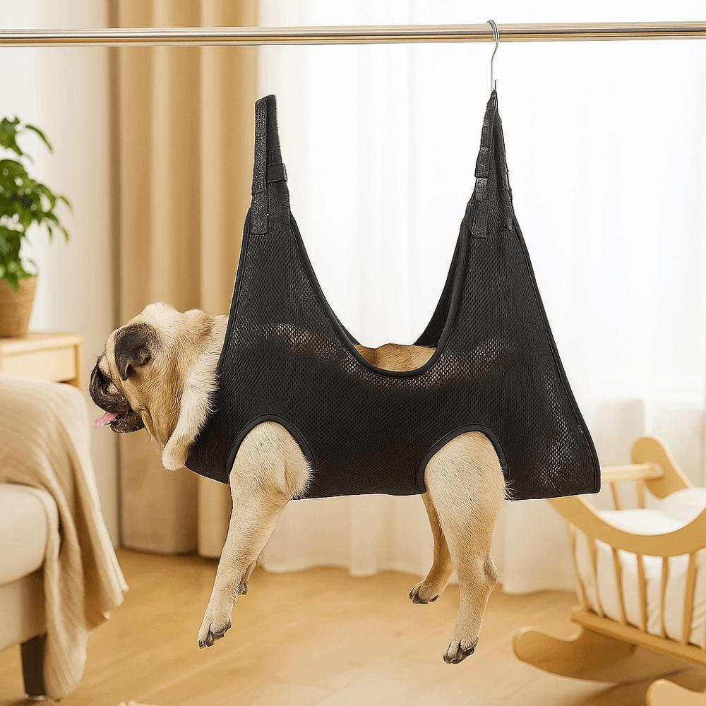 Anti-Scratch Pet Beauty Hammock Hanging Dog Bath Fixed Bag Pet Hammock Restraint Bag  Bath Trimming