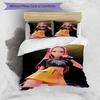 3pcs KPop Demon Hunters MIRA2 Design Cover Set - HD Printed Bedding with 1 Cover and 2 Pillowcases - Perfect for Home and Dorm Decor