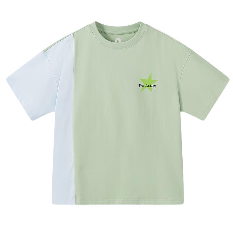 MQD Boys Color-Block Letter Short-Sleeve T-Shirt 130