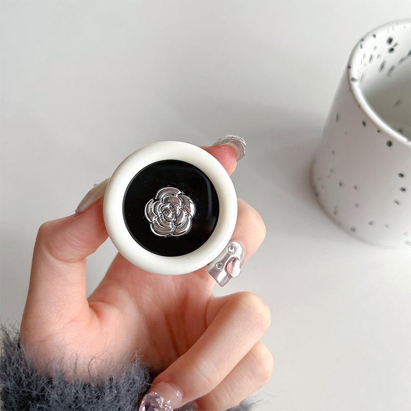 Angel Flower Mobile Phone Airbag Holder Wind Bear Round Desktop Holder Retractable Male And Female Portable