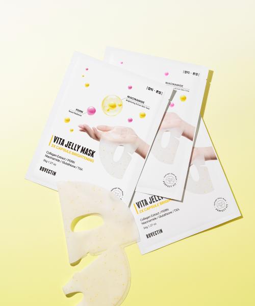 Rovectin Vita Jelly Mask Double Brightening (3 Sheets) NONE