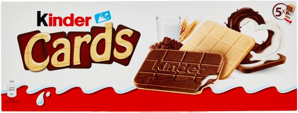 Kinder Cards 5X2er - Waffel-Spezialität - Magermilchcreme - Kakaocreme - Fein-Knusprige Kakaowaffel - Überraschendes Geschmackserlebnis. Mit Feiner - Bild 6