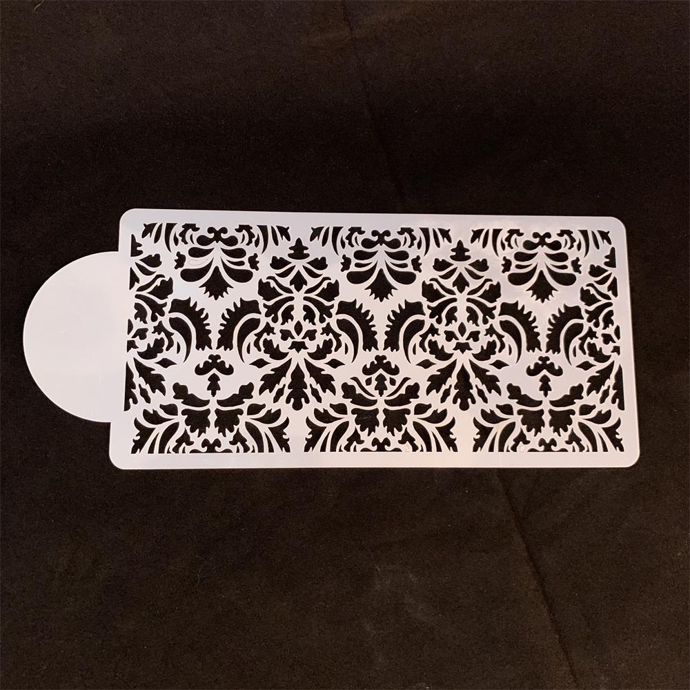 

Сетка для помадки, штампы для торта, трафареты, тиснение, инструмент для украшения, пластиковая распылительная форма, свадебное печенье, шоколадный рисунок, живопись