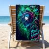 Custom Name Beach Towel Timberwolves Logo Beach Towel, Soft Microfiber, Gift for Her/Him, Birthday, for Pool, Beach, Travel, Fan gifts