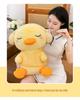 Little Yellow Duck Hoodie Plush Toy - Cute Headphone Duck Figure Doll for Claw Machines