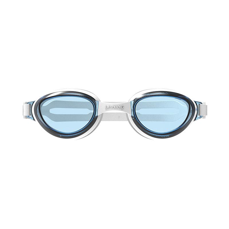 Li Ning Swim Goggles Unisex White Blue ASJU043-2