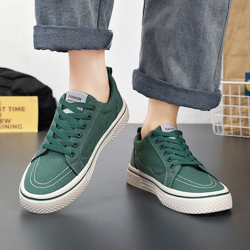 2026 New Men's Shoes Classic Low-top Canvas Shoes Men's Middle School Students Casual Board Shoes