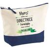 Makeup Bag - PLANETEE - Thank You Unforgettable Director - Large Size - Cotton - HD Printing (France)