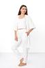 Set – Women's Relax Fit Homewear Robe + Top + Pants, Practical Design, Any Season, 8449-050 HC