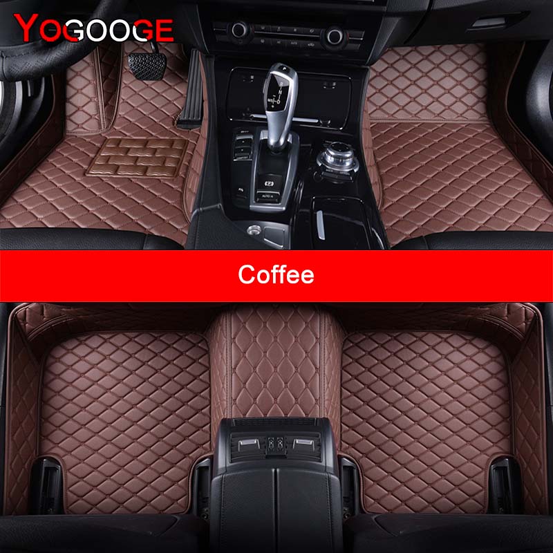 YOGOOGE Zakázkové autokoberce Pro BMW X1 E84 F48 Auto koberce Podlahové příslušenství
