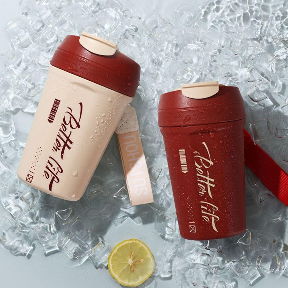 Stainless Steel Coffee Vacuum Flask Keeps Cold and Heat Coffee Thermos Mug  Office Home