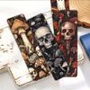 30PCS Mushroom and Skull Bookmark Reading Book Stationary Graffiti Paper Office Scrapbooking Card Students DIY Creative Bookmark