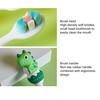 1-10Y Clean Toothbrush Cartoon Dinosaur Multiple Colour Deep Cleaning Food Grade Kids Toothbrush for Home