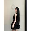 Atmospheric Wear Sleeveless Small Black Dress, Fishing Dating Birthday Dress, High-end Super Good-looking Dress