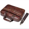 Men's Briefcase Leather Men's Bag Business Bag 14 Inch Computer Bag Men's Shoulder Business Bag