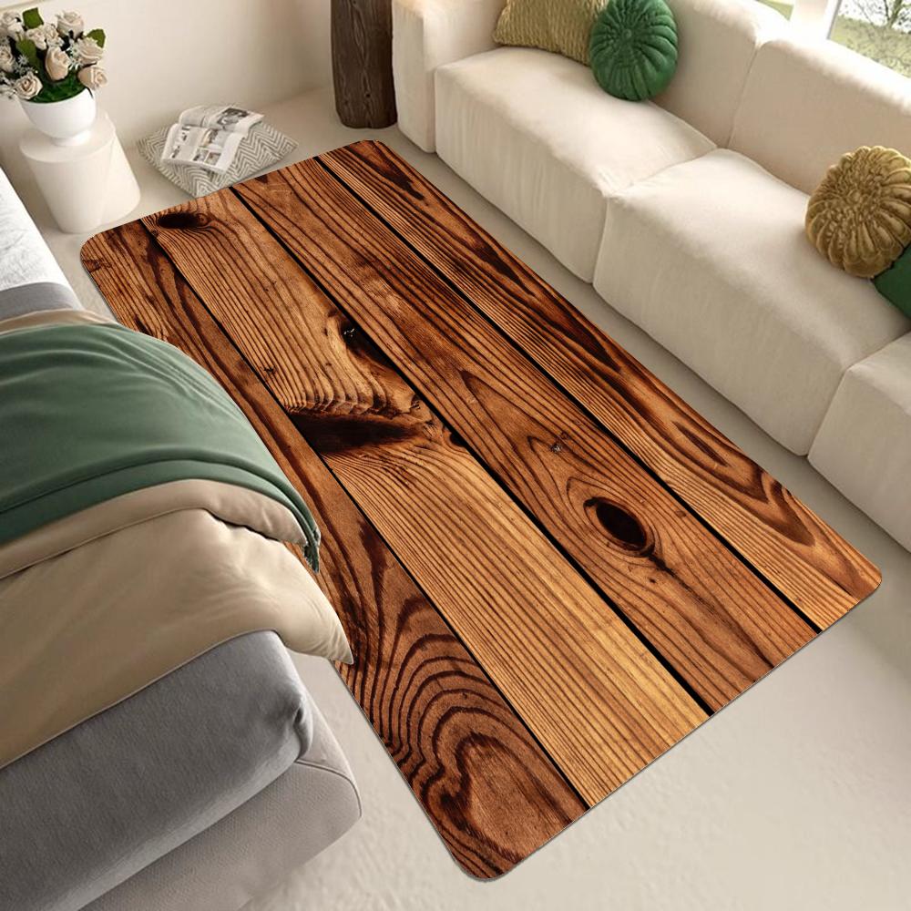 

Красивый деревянный коврик для пола, коврик для ванной комнаты, украшение для детской комнаты, спальни, балкона, противоскользящий коврик для двери, гостиная, приветственный коврик 60x90cm