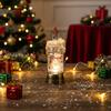 Christmas Decorations Glitter Water Globe Christmas Snow Globes Candle Shape Snowglobes Table Ornament Home Decors