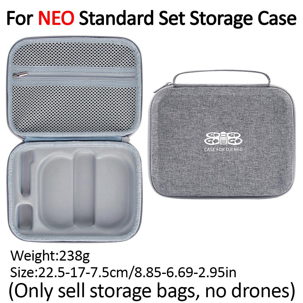 For DJI NEO Drone Carrying Case - Portable Protective Hardshell Storage Bag with Zipper Closure for DJI NEO - Waterproof