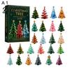 Weihnachtsparty-Zubehör Blind Box Enthält 24 Adventskalender Weihnachtsbaum Überraschungs-Schmuckstücke Geschenk