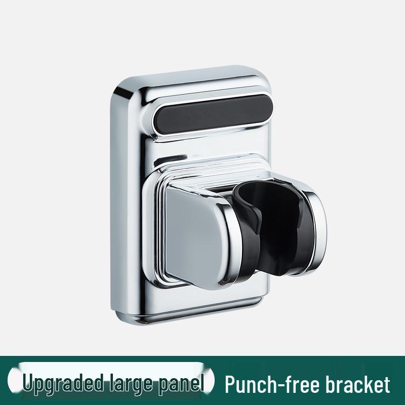 Punch-Free Adjustable Shower Head Wall Mount and Holder