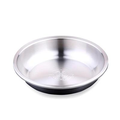 [vaření] Kulatá nerezová mísa (22 cm)/Venkovní auto kempingové nádobí