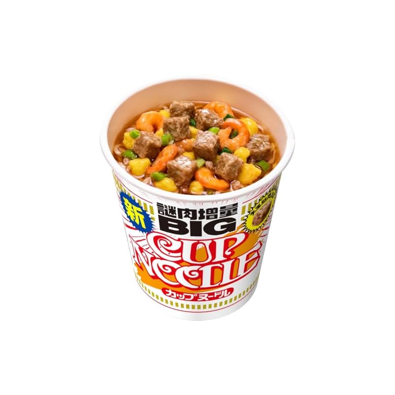 Tassen Nudeln Big Sojasauce 103g x 12 Packungen