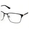 Gucci GG0756OA 001 Black & Gold Rectangular Eyeglasses for Men and Women