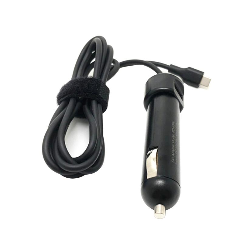 65W 45W USB Type C Universal Laptop PD Car Charger Power Supply Adapter for Laptops Notebooks Charge Cable Replacement