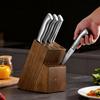 Kitchen Knife Set with Block and Sharpener, 15 Piece German High Carbon Stainless Steel Sharp Knife Set, Kitchen Cutlery with Ergonomic Handle,