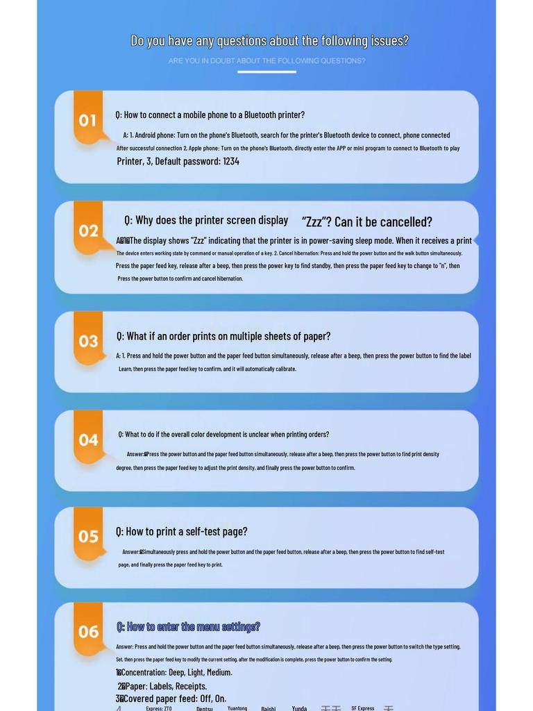 Hanin A300E Portable Thermal Express Label Printer