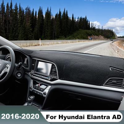 For Hyundai Elantra AD 2016 2017 2018   LHD RHD Car Dashboard Cover Mat Trument Panel Carpet Non-slip Accessories