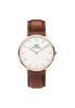 [Official Shop/2-Year Warranty/Authentic Import] Daniel Wellington DW Classic St Mawes 36mm Watch for Men and Women. Stylish and Popular Luxury Leathe