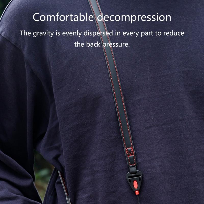 Ergonomic Adjustable Shoulder Strap Rapid Removal Camera Neck Strap Compatibility With Multiple Camera Models