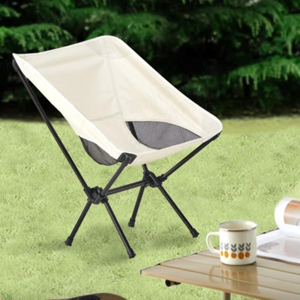 Portable Folding Camping Chair Collapsible Camping Leisure Chair Portable Moon Chair Hiking Picnic