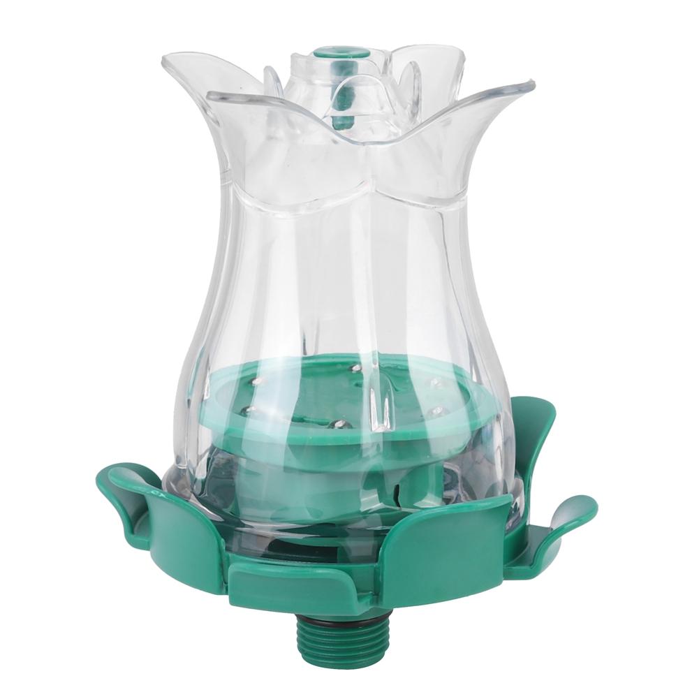 Outdoor Garden LED Sprinkler Lawn Watering Decorative Tool with Colorful Light Effect