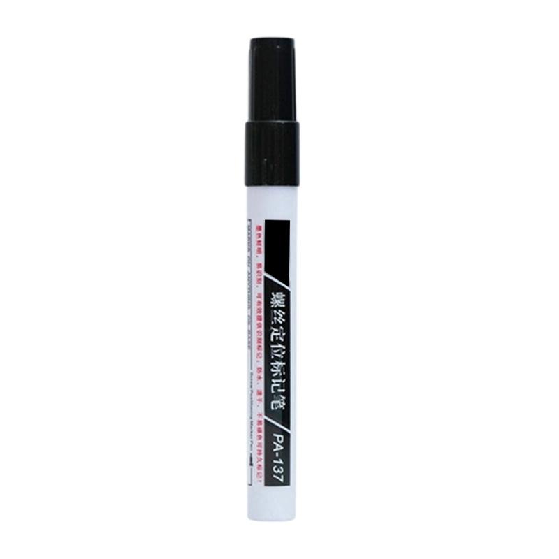 Industrial Screw Marking Pen 3mm Round Tip Portable Screw Marking Paint Marker Pen For Positioning On Metal Plastic