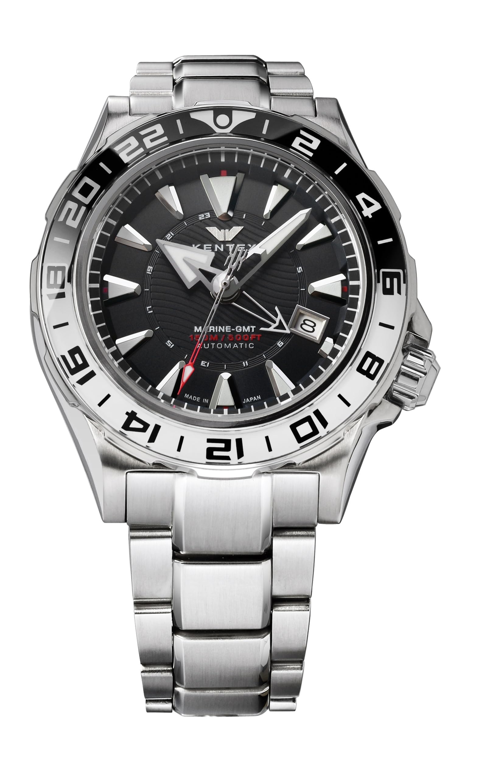 

Годинник IWAWP MARINE GMT Mechanical Automatic Winding Limited to 188pieces Silver [Kentex] S820X-01 Men s чорний
