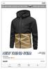 European Size Men's High Street Outdoor Windproof Waterproof Hooded Mountaineering Jacket