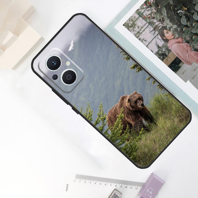 Grizzly Bear Case For OPPO Reno 8T 4Z 5Z 11F 10 Pro 4 5 6 8 7 Lite OPPO Find X6 X5 Pro X2 X3 Neo Cover
