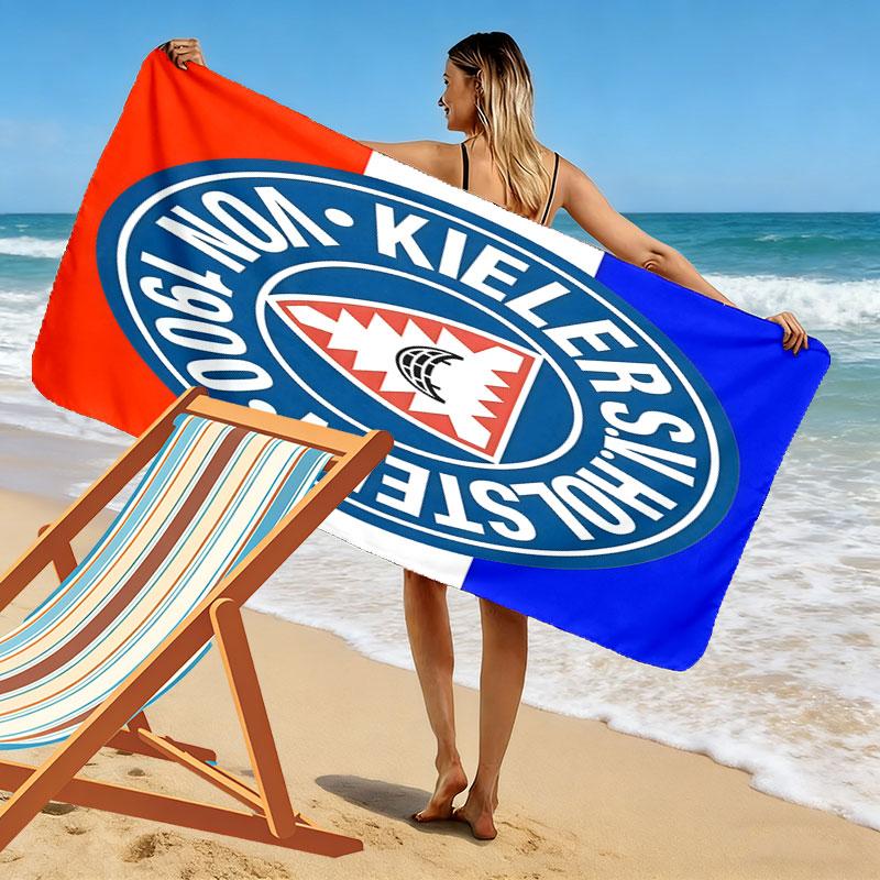 Kiel Pride Print Strandtuch, Großes Weiches Schnelltrocknendes Handtuch für Strand Camping Schwimmen