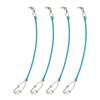 Confezione da 4 Corde Elastiche per Downrigger con Moschettone Girevole a 360 Gradi Moschettone in Acciaio Inossidabile per Pesca a Traina in Mare Profondo