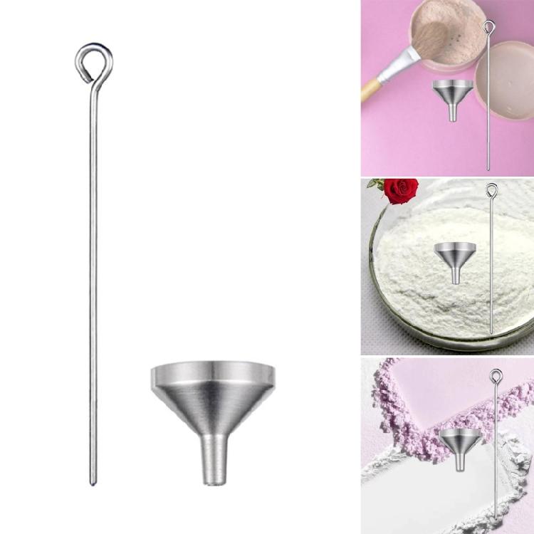 Sturdy Aluminum Alloy Mini Funnel Elegant Aluminum Alloy Mini Funnel Set For Precise Liquid Pouring And Storage