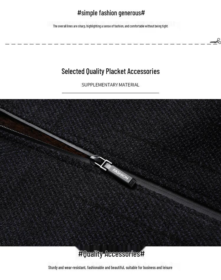 Woodpecker 2025 Men's Spring/Autumn Casual Business Jacket for Middle-Aged and Elderly Fathers